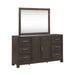 Modern Edge Dresser & Mirror image