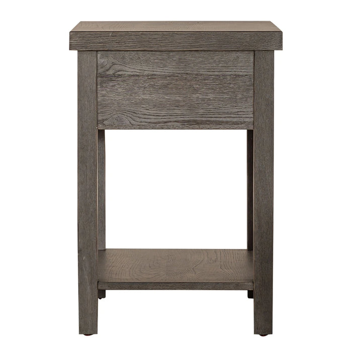 Modern Farmhouse Drawer Chair Side Table image