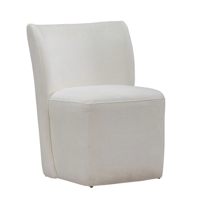 Accent Dining Accent Dining Chair w/ Casters - Ivory image