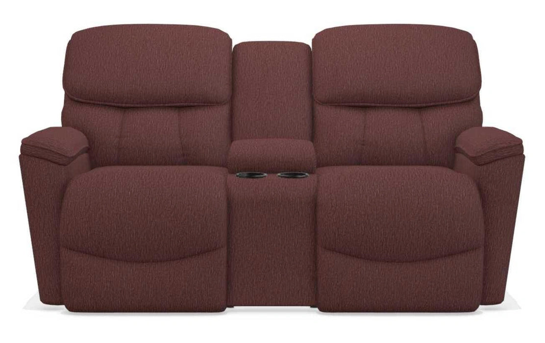La-Z-Boy Kipling Burgundy Power Reclining Loveseat With Console