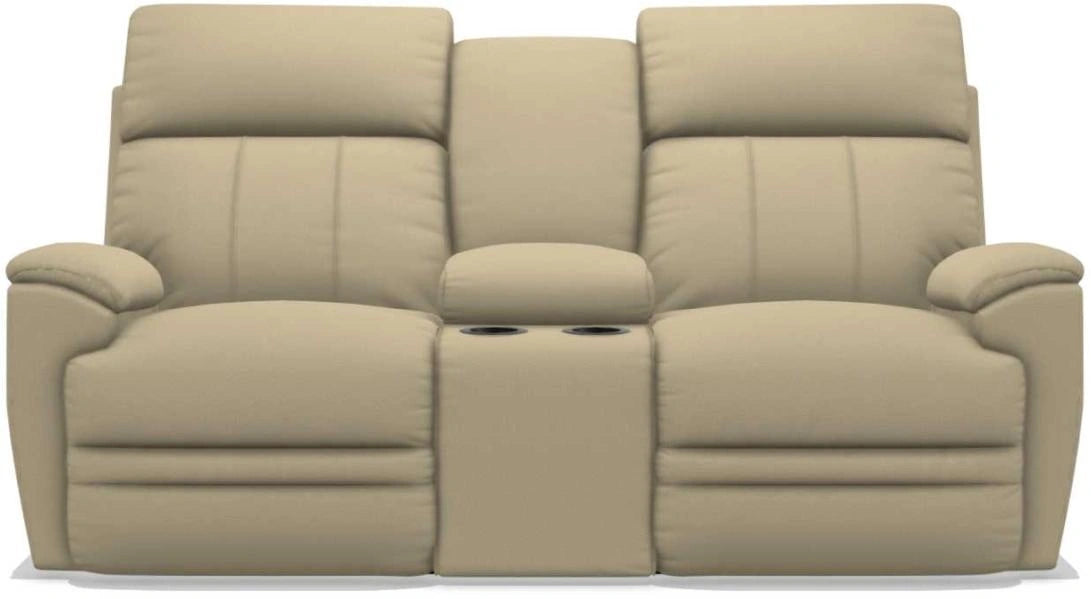 La-Z-Boy Talladega Sand La-Z-Time Power-Reclineï¿½ Loveseat With Console & Power Headrest