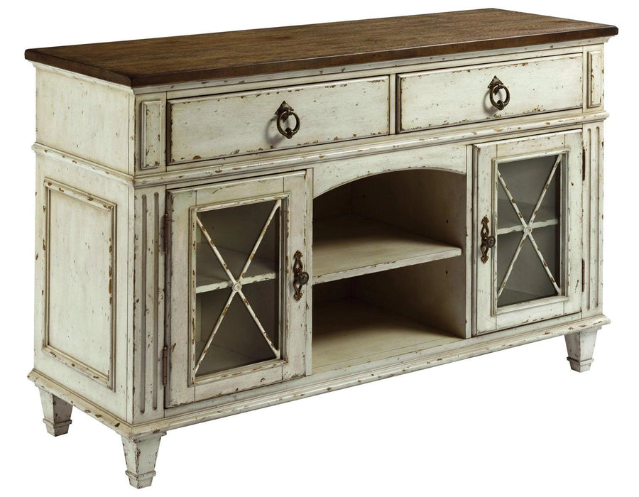 American Drew Southbury Server in Fossil and Parchment