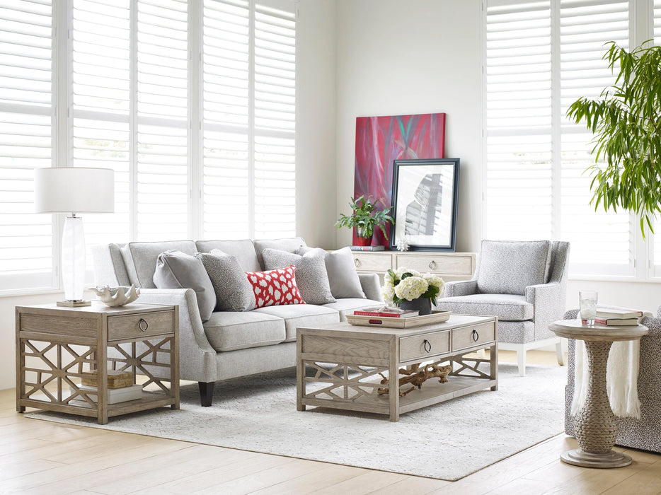 American Drew Vista Biscane Cocktail Table White Oak