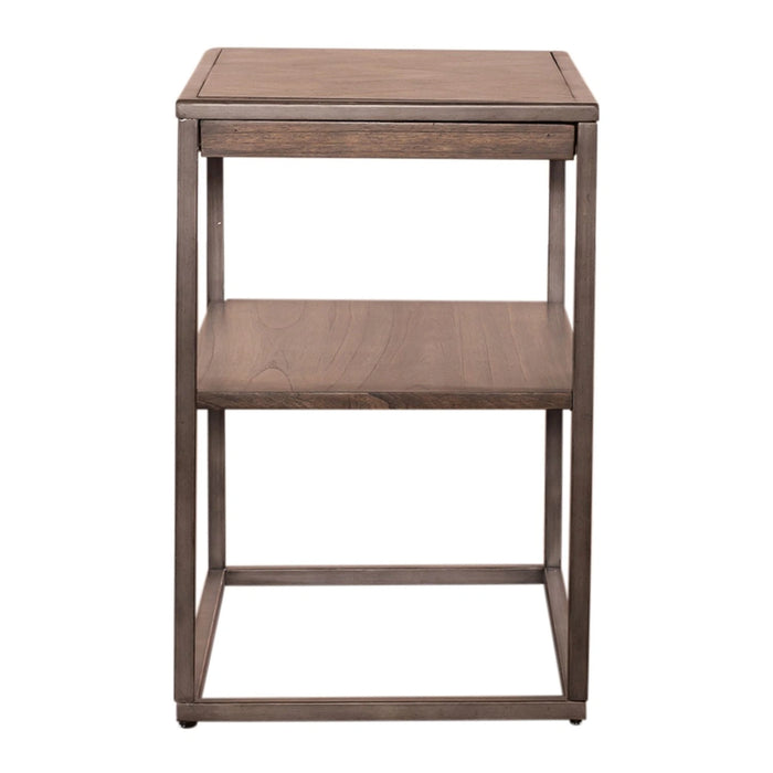 Jamestown Chair Side Table in Brown image