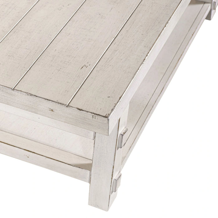 Modern Farmhouse Oversized Square Cocktail Table image