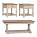 Farmhouse Reimagined 3 Piece Set (1-Cocktail 2-End Tables) image