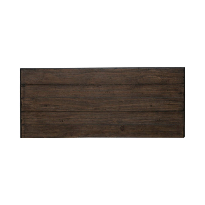 River Place 6 Drawer Chest in Riverstone White and Tobacco image