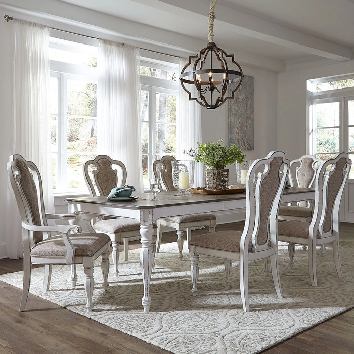 Magnolia Manor 7 Piece Leg Table Set image