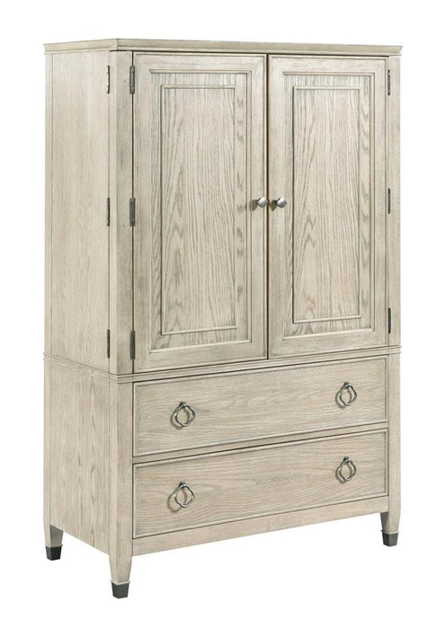 American Drew Vista Easton Door Chest in White Oak