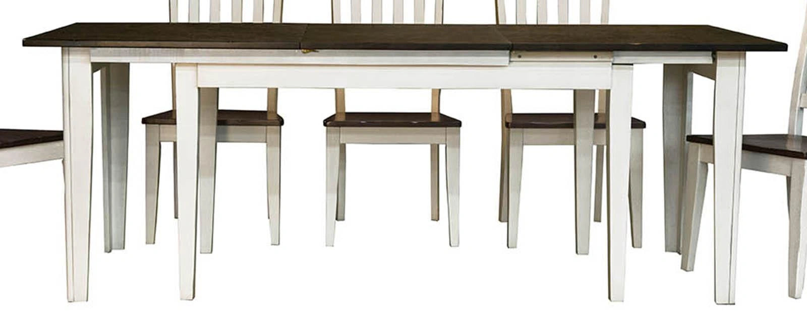 A-America Furniture Toluca 3-Leaf Extension Table in Cherry