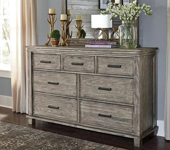 A-America Furniture Glacier Point Dresser in Greystone