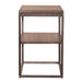 Jamestown Chair Side Table in Brown image