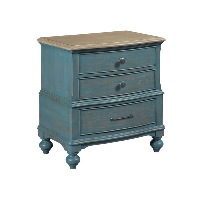 American Drew Litchfield Moray Nightstand and Blue