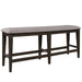 Double Bridge Counter Bench (RTA) in Dark Chestnut image