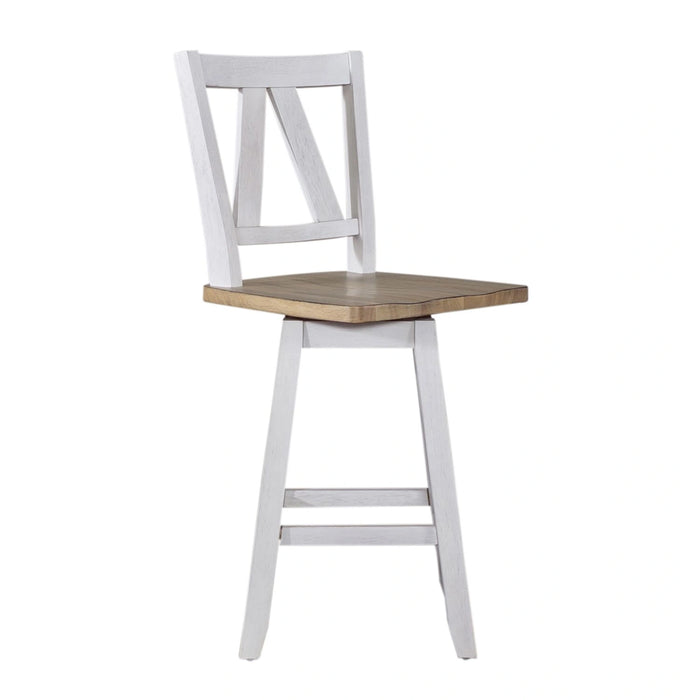 Lindsey Farm Counter Height Swivel Chair (RTA) image