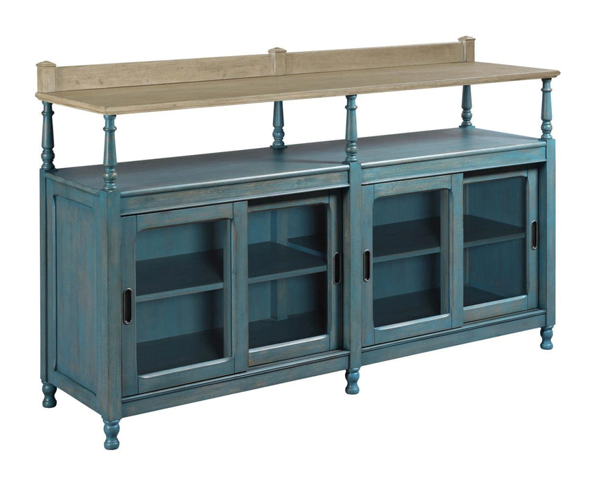 American Drew Litchfield Dorset Credenza in Blue