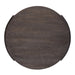 Modern View Round End Table in Gray image