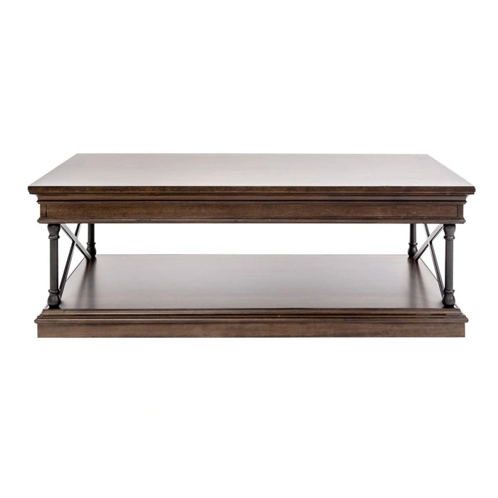 Tribeca Rectangular Cocktail Table in Cordovian Brown image