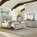 Heartland King Opt California Panel Bed, Dresser & Mirror, Chest image