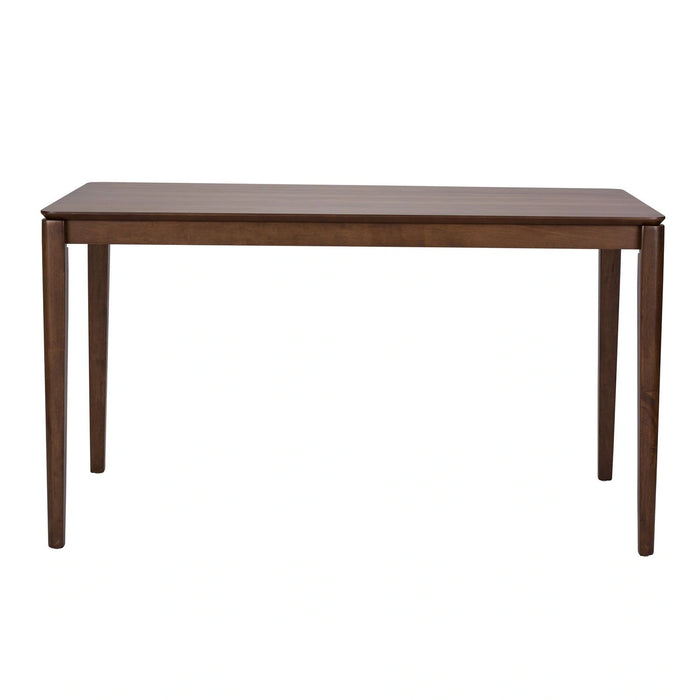 Space Saver Rectangular Leg Table in Satin Walnut image