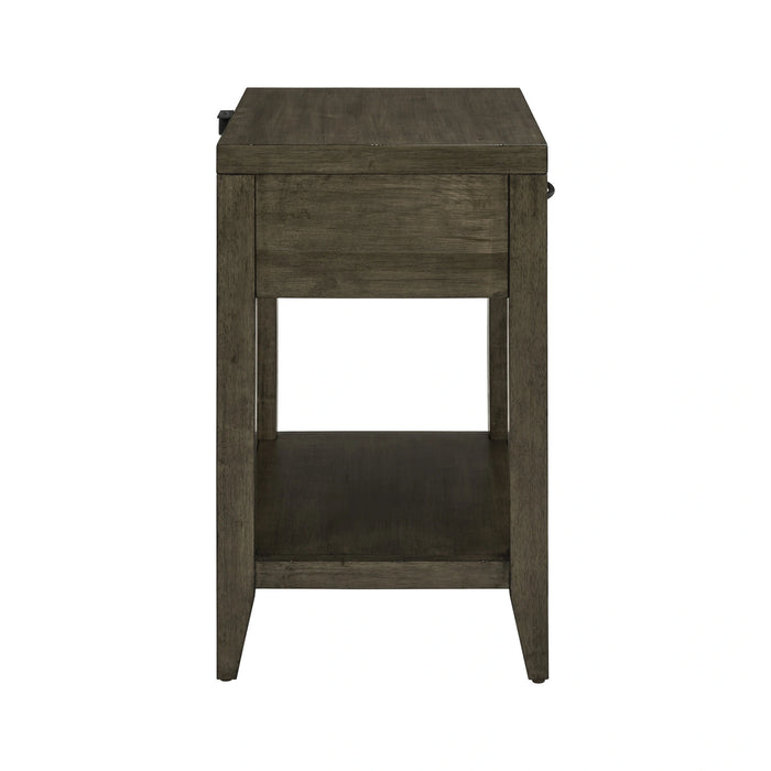 Shaker Lakes Open Nightstand w/ Charging Station image