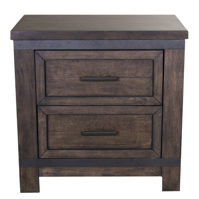 Thornwood Hills Bookcase Bed, Dresser & Mirror, Chest, Night Stand image