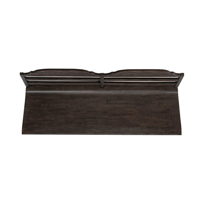 Paradise Valley Ladder Back Bench in Saddle Brown image