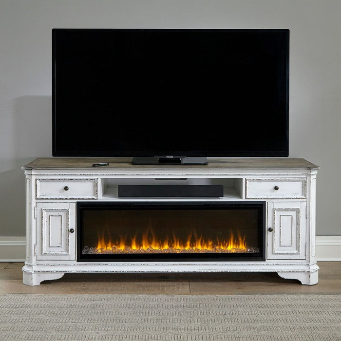 Liberty Furniture 244 82 Inch Console w/ Fire FT image