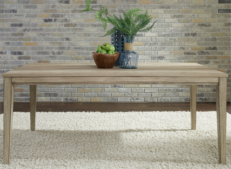 Liberty Furniture Sun Valley 72"Rectangular Leg Table in Sandstone (RTA)